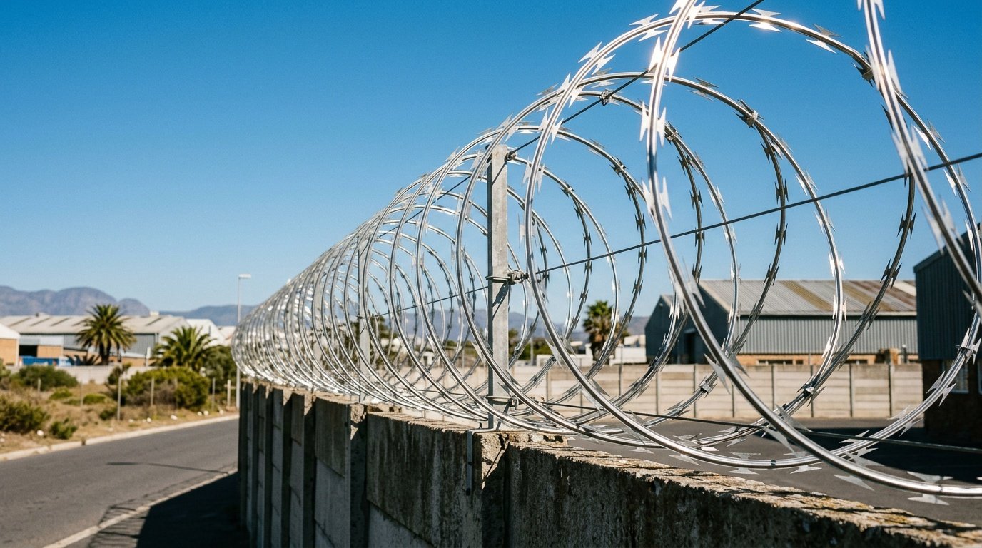 Razor Wire & Concertina installation in South Peninsula, Cape Town